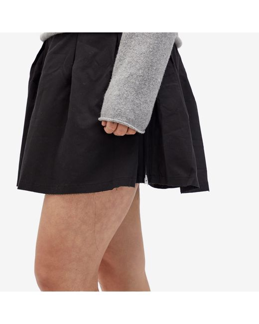 Our Legacy Black Object Mini Skirt