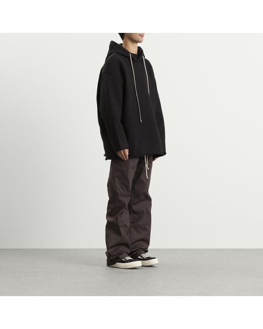Rick Owens Black Peter Hoodie for men