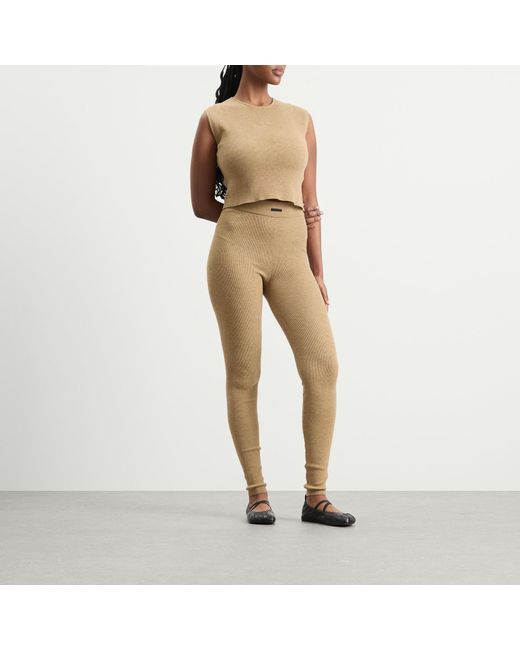 Fear Of God Natural Signature Rib Knit Croptop