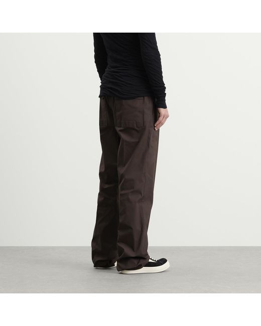 Rick Owens Gray Dietrich Drawstring Pant for men