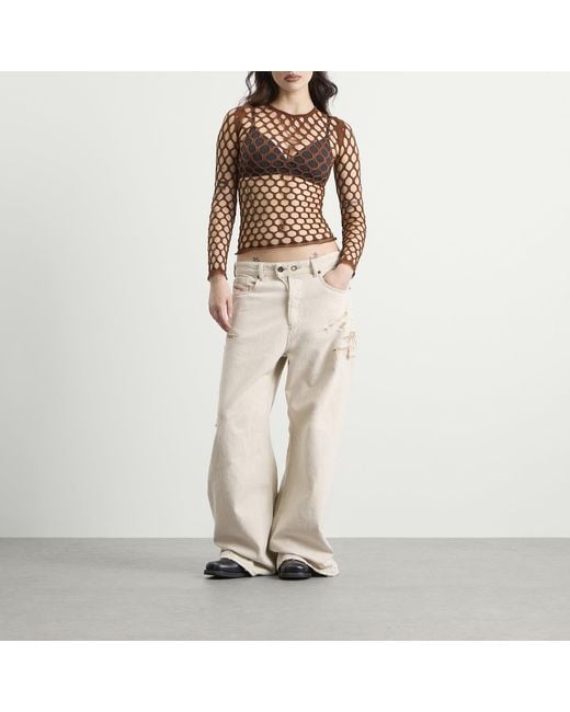 DIESEL Brown M-Zanda Layering Top