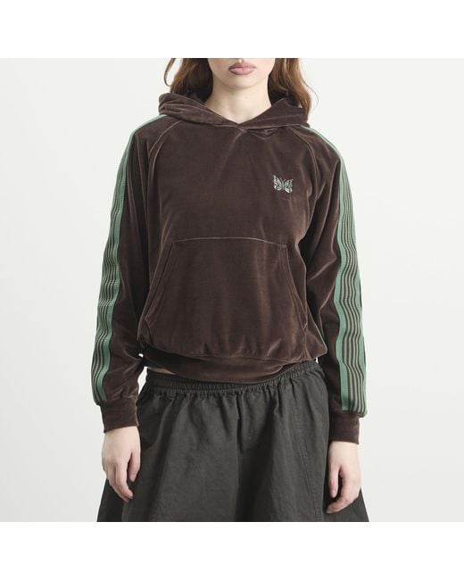 Needles Brown Track Hoodie
