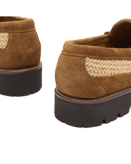 Corridor NYC Brown X G.H Bass Larson Weejun Loafer for men
