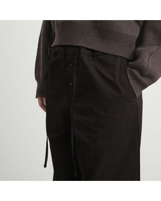 Deiji Studios Black Two Band Trousers