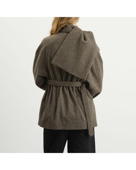Rick Owens Green Flight Scarf Jacket
