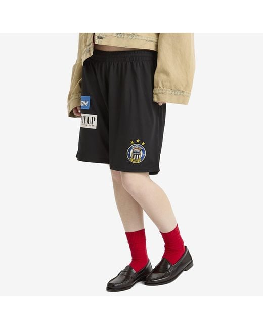 Martine Rose Football Shorts in Black | Lyst