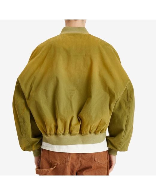 J.W. Anderson Green Bomber Jacket for men