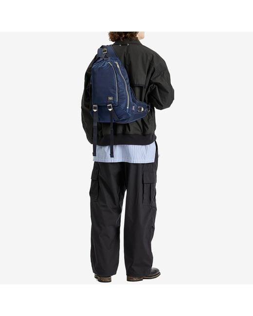 Comme des Garçons Blue X Porter Yoshida Backpack for men