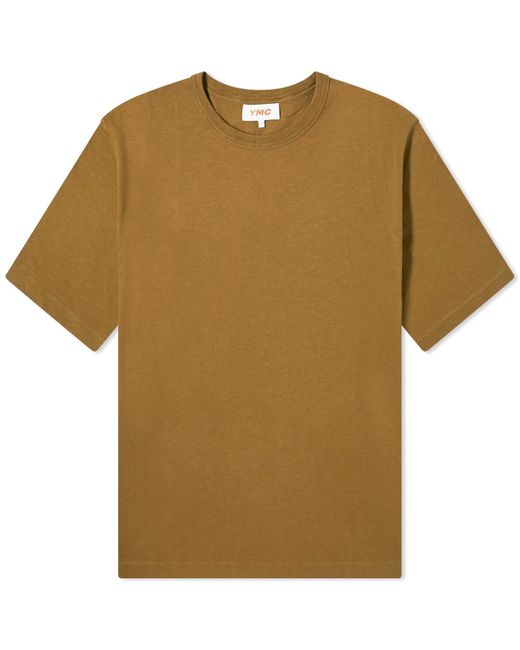 YMC Brown Triple T-Shirt for men