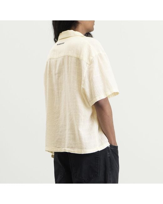 MKI Miyuki-Zoku Natural Loose Weave Check Vacation Shirt for men