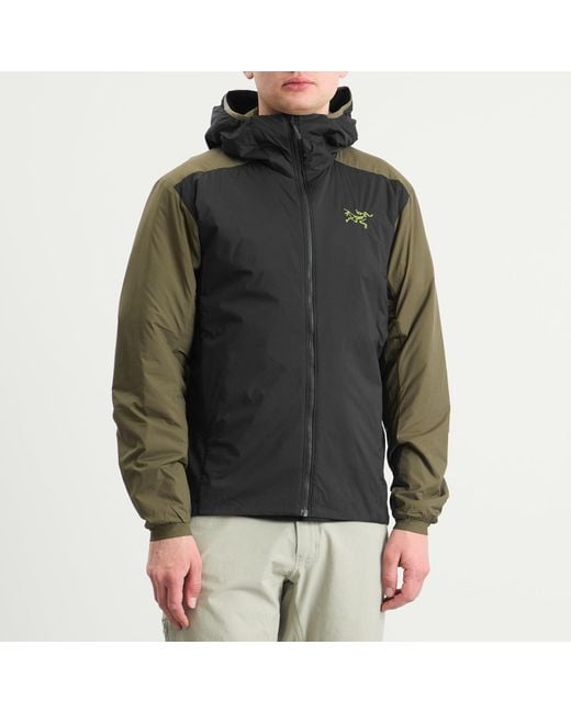 Arc'teryx Black Atom Hooded Jacket for men
