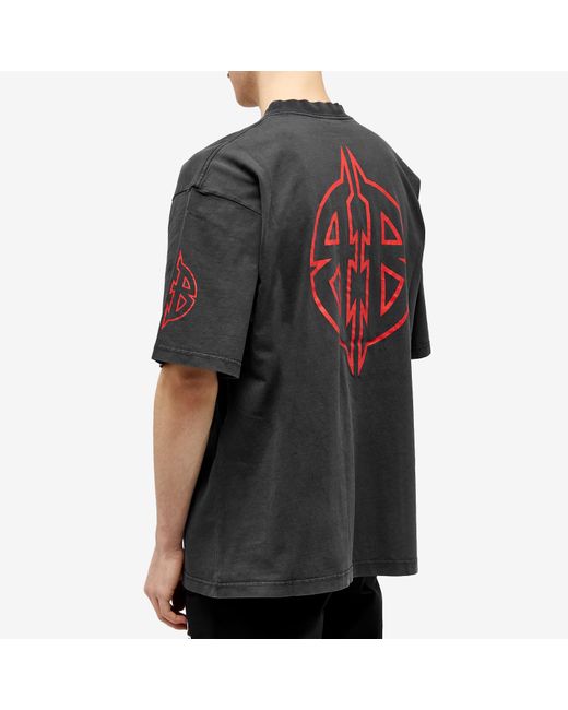 Balenciaga Black Metal T-Shirt for men