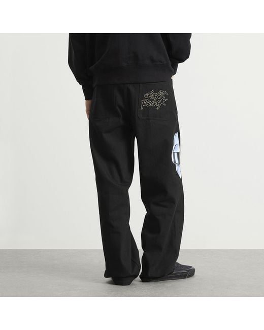 Pleasures Black Ram Baggy Jeans for men