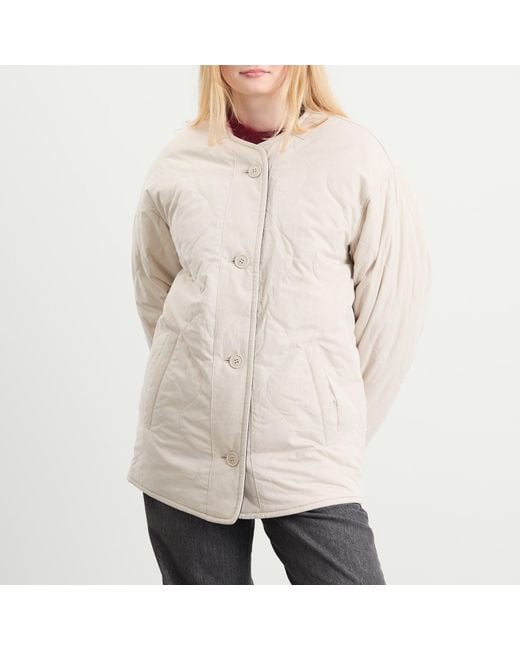 Isabel Marant Natural Étoile Nesmae Quilted Jacket