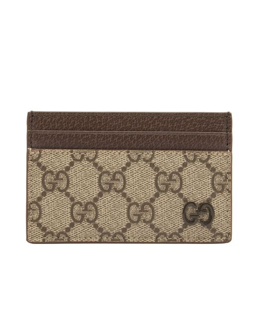 Gucci Natural gg Monogram Card Holder for men