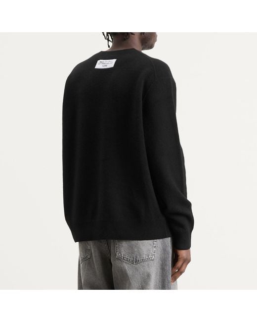 Acne Black Cashmere Crew Neck for men