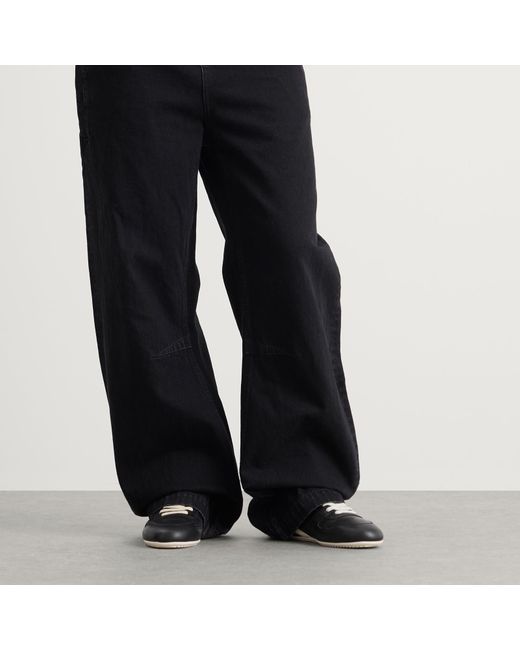 Rick Owens Black Minimal Sneaker
