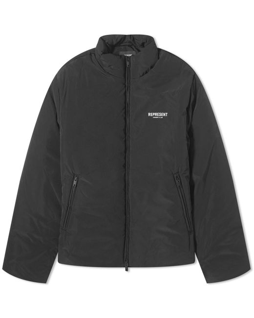 Represent Black Owners Club Puffer Jacket for men