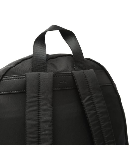 A.P.C. Black Backstage Backpack for men