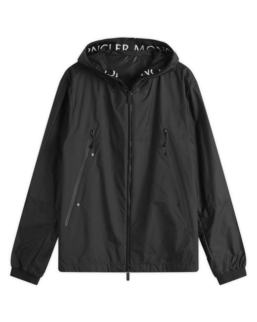 Moncler Black Junichi Rain Jacket for men