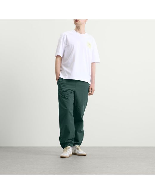 AMI Green Adc Cotton Nylon Trackpants for men