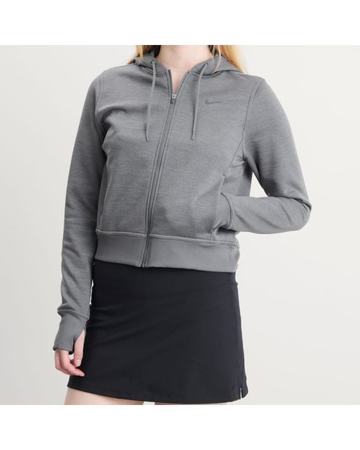 Nike Gray One Therma- Fit Hoodie
