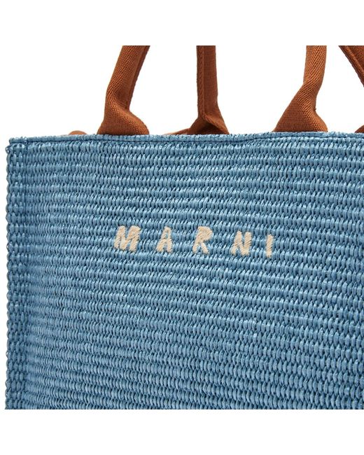 Marni Blue Small Basket Bag
