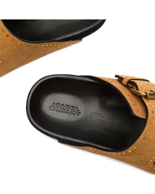 Isabel Marant Brown Lennyo Sandals