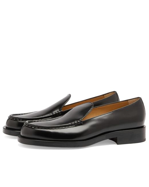 Jacquemus Black Leather Loafer for men