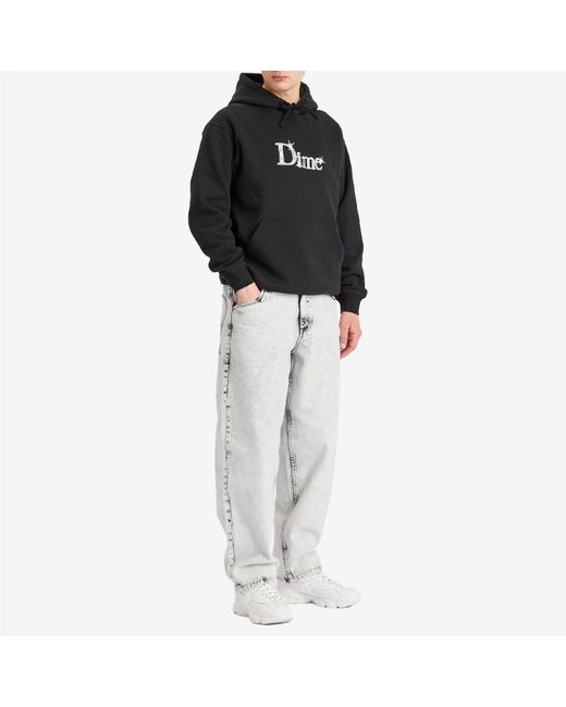 Dime Gray Classic Baggy Denim Pants for men