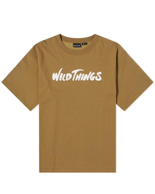 Wild Things Natural Logo T-Shirt for men