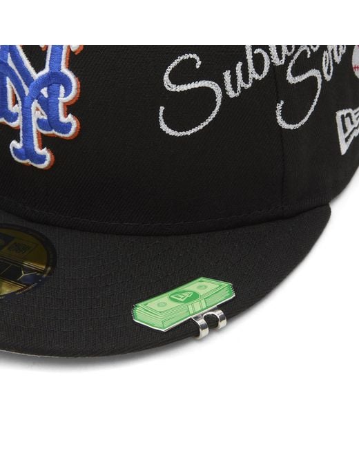 KTZ Black Image New York Mets Subway Series 59Fifty Cap