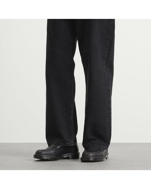 Dr. Martens Black Delapre Penny Loafer for men