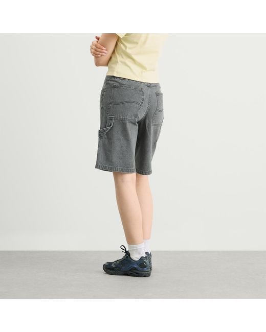 Dime Gray Classic Denim Shorts