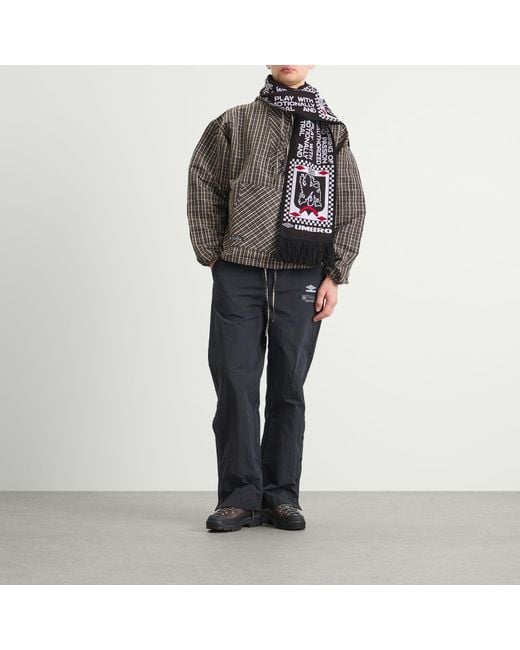 Umbro by Slam Jam Black Notice Scarf for men