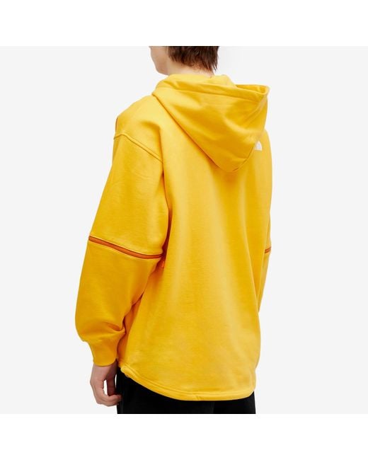 The North Face Yellow Ue Hybrid Hooded Jacket for men