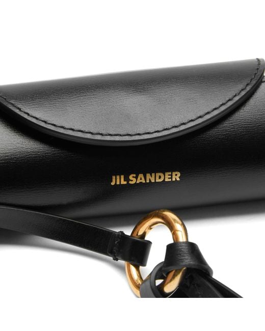 Jil Sander Black Cannolo Lipstick Case