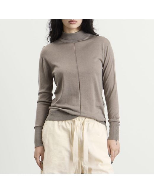 Studio Nicholson Brown Eide Long Sleeve Turtleneck