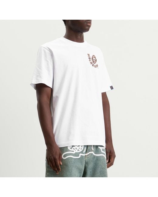 ICECREAM White Waffle Cone T-Shirt for men