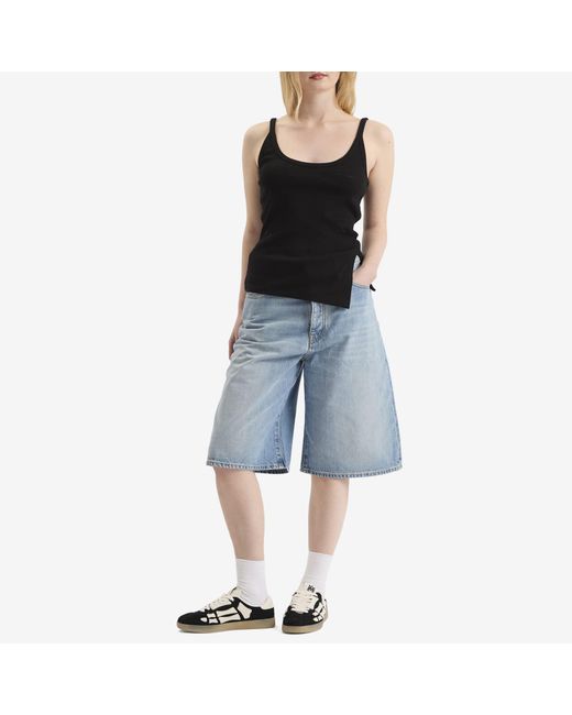 Amiri Blue Denim Shorts