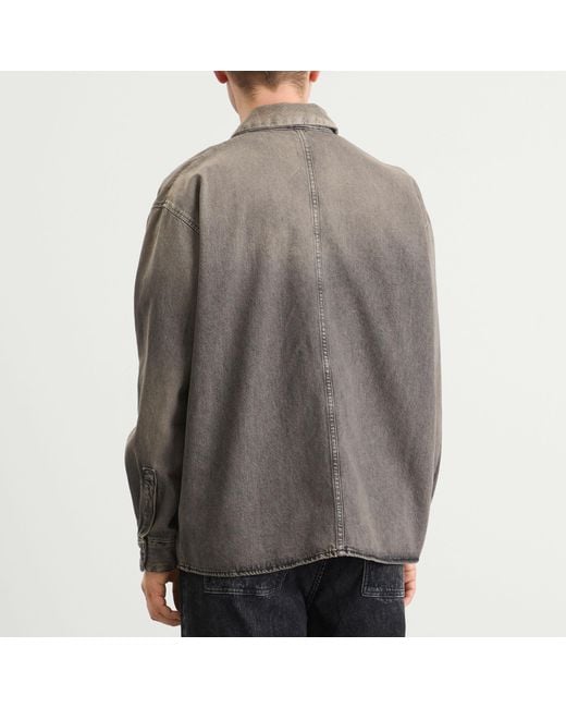 Won Hundred Gray Zayne Denim Overshirt for men