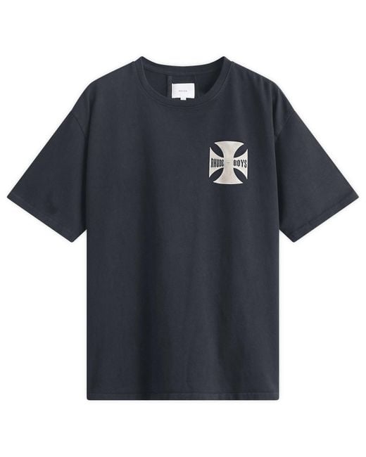 Rhude Blue Boys T-Shirt for men