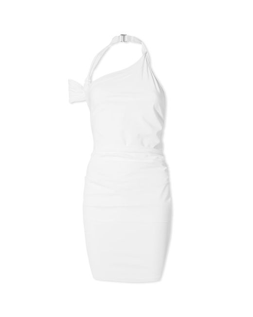 Nike White X Jacquemus Layered Dress Polyester