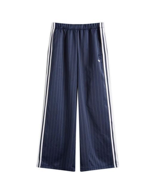 Adidas Blue Satin Wide Legged Pants