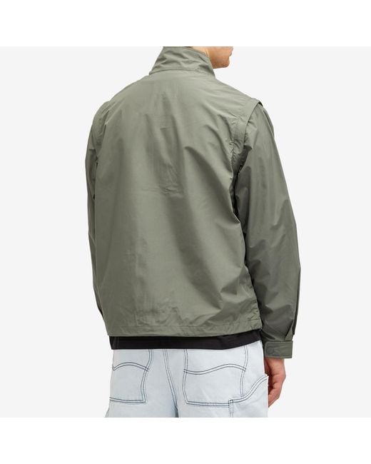 Dime Green Zip-Off Fishing Jacket for men