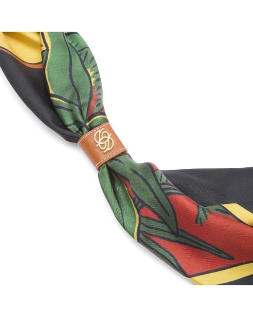 Drole de Monsieur Green Tropicana Neck Tie for men