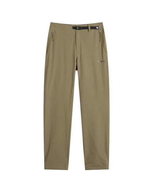 Columbia Green Essential Hike Ay Trousers for men