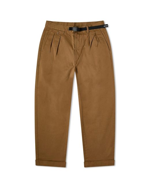Wild Things Brown 2 Tuck Pants for men