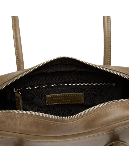 MARGE SHERWOOD Brown Soft Boston Ew Bag