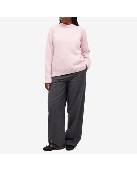 Rohe Pink Wool Cashmere Sweater